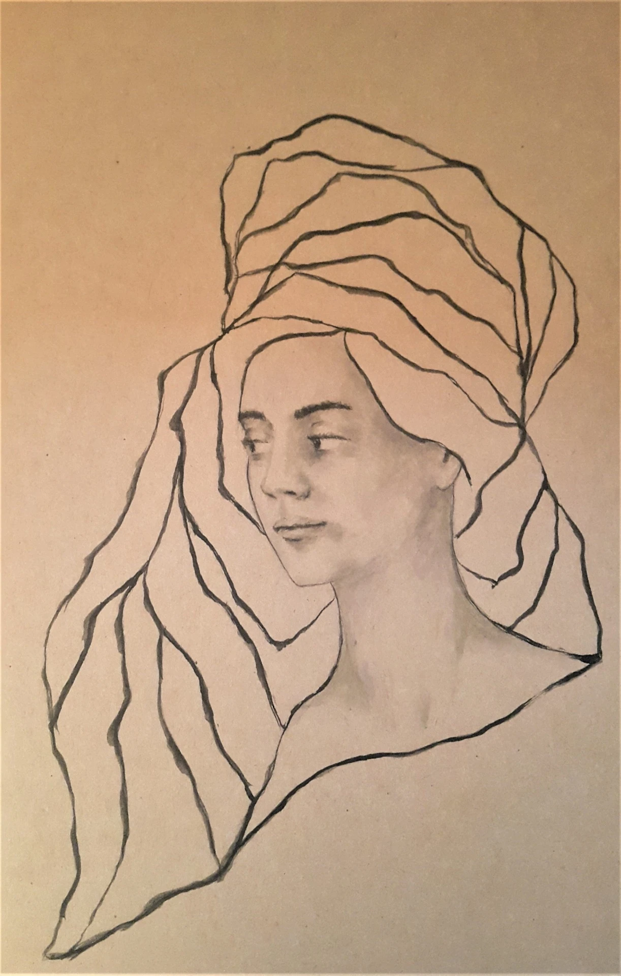 Untitled, Acrylic on Paper, 15×21 cm